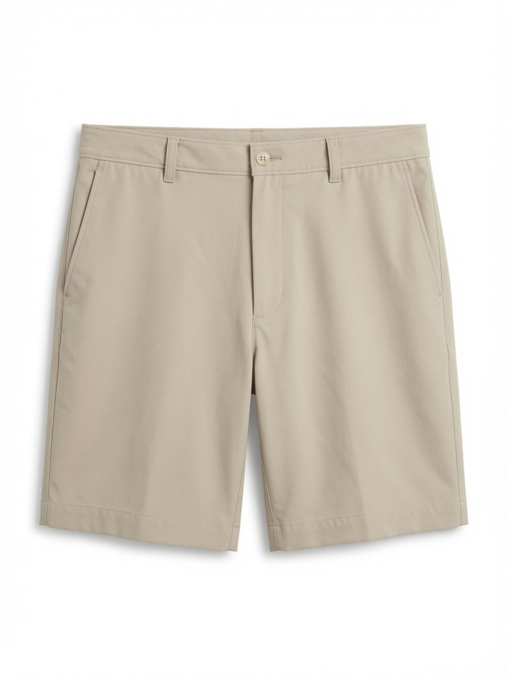 PGA Tour Size 38 Men's Flat Front Shorts in Sandstone (Golf)
